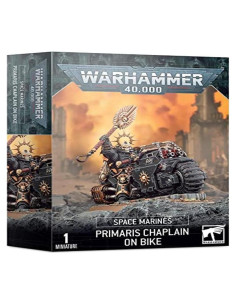 Capellán Primaris en Moto Games Workshop 23 cm Negro