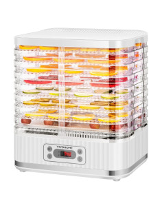 Deshidratador de Alimentos VIVOHOME 8 Bandejas 400W Blanco