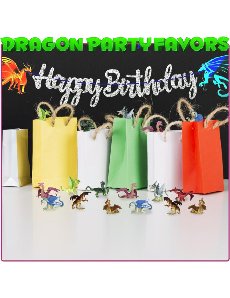 Figuras de Dragón Bedwina - Paquete de 36 Mini Juguetes