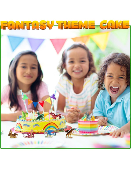 Figuras de Dragón Bedwina - Paquete de 36 Mini Juguetes