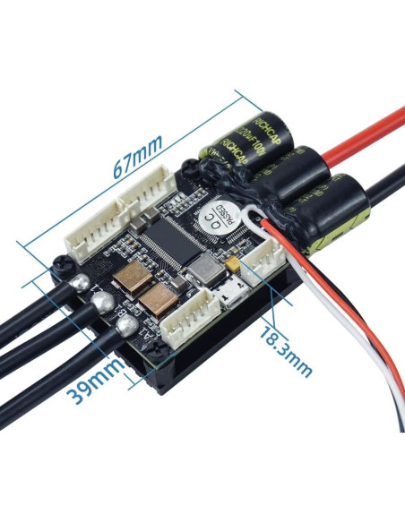 Controlador de Velocidad FLIPSKY Mini FSESC 4.20 50A 12s