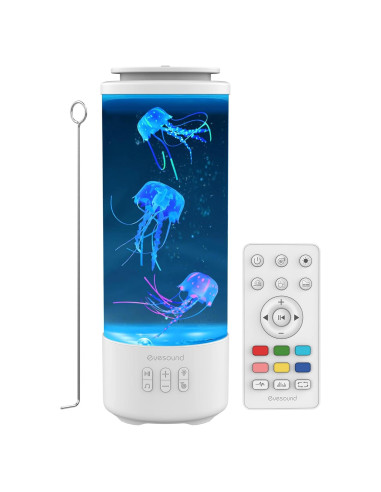 Lámpara de Medusa Bluetooth Eyesound 30 cm LED 7 Colores