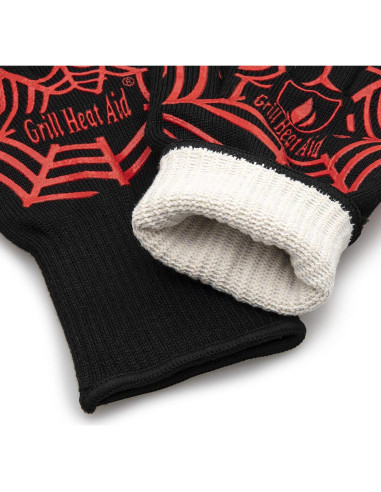 Guantes de BBQ Grill Heat Aid - Resistentes al calor 800C