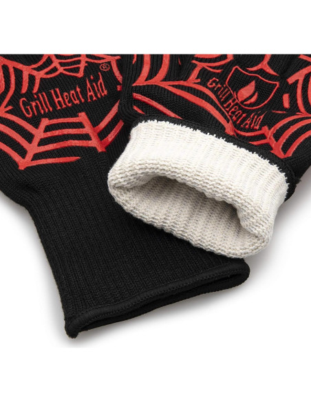 Guantes de BBQ Grill Heat Aid - Resistentes al calor 800C