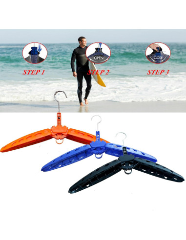 Perchero Plegable YDQUANI para Traje de Neopreno Azul