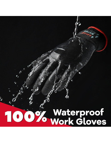 Guantes de Trabajo KAYGO KG150 Impermeables Antideslizantes L