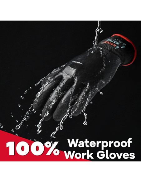Guantes de Trabajo KAYGO KG150 Impermeables Antideslizantes L