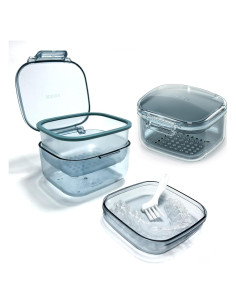 Estuche para Dentaduras Wowotow Azul 8x5.3x8.5cm