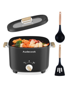 Olla Eléctrica Audecook 2.5L Portátil Antiadherente