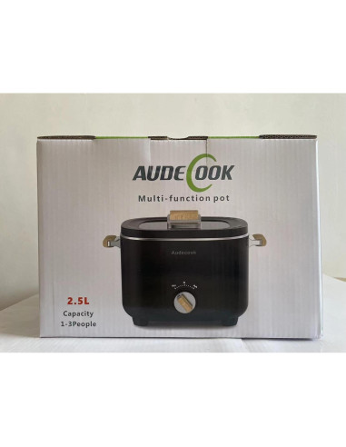 Olla Eléctrica Audecook 2.5L Portátil Antiadherente