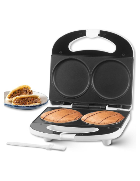 Máquina de hacer mini panqueques SugarWhisk 10 cm blanca