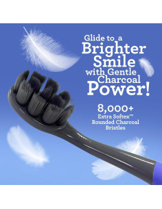Cepillo de dientes GuruNanda Carbón 8000 cerdas suaves 6 unidades 2