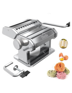 Máquina de Pasta Shule Acero Inoxidable Manual 7 Grosor