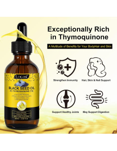 Aceite de Semilla Negra Uocasi 59.8 ml Prensado en Frío 2