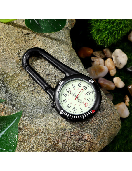 Hebilla de Mochila Hemobllo con Reloj de Bolsillo Negro