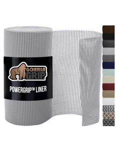 Forro No Adhesivo GORILLA GRIP 61x914 cm Gris Claro
