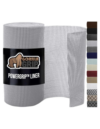 Forro No Adhesivo GORILLA GRIP 61x914 cm Gris Claro