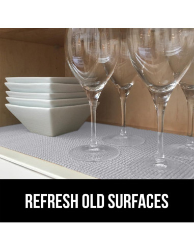 Forro No Adhesivo GORILLA GRIP 61x914 cm Gris Claro