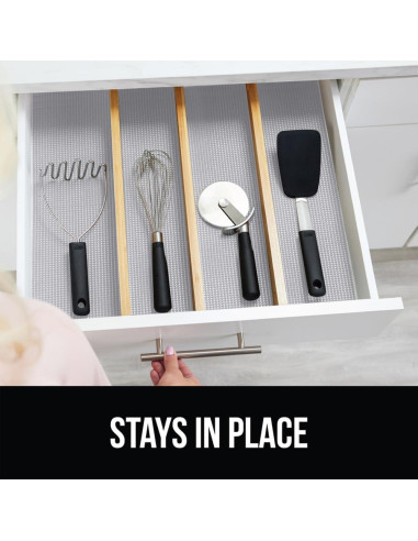 Forro No Adhesivo GORILLA GRIP 61x914 cm Gris Claro