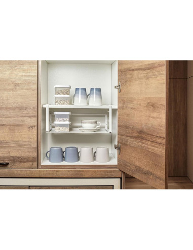 Organizador Bajo Estante Nxconsu Blanco 2 Pack Resistente