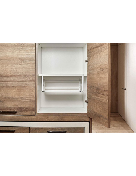 Organizador Bajo Estante Nxconsu Blanco 2 Pack Resistente