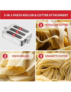 Accesorio Hacedor de Pasta 3 en 1 Mavouse para KitchenAid 2