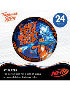 Set de Fiesta Nerf Treasures Gifted para 24 Invitados 2