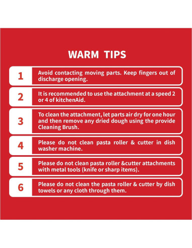 Accesorio Hacedor de Pasta 3 en 1 Mavouse para KitchenAid