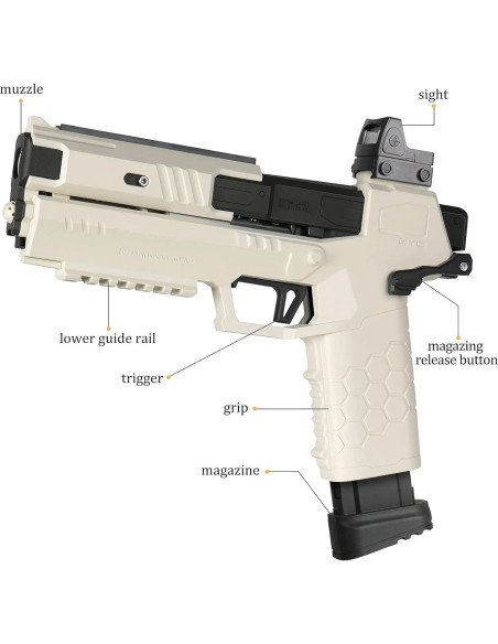 Pistola de Juguete SBL con 96 Dardos de Espuma 8+ Años