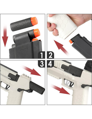 Pistola de Juguete SBL con 96 Dardos de Espuma 8+ Años
