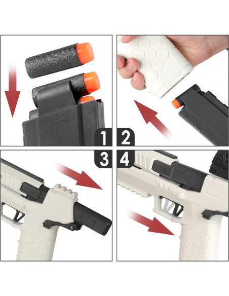 Pistola de Juguete SBL con 96 Dardos de Espuma 8+ Años