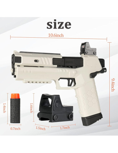 Pistola de Juguete SBL con 96 Dardos de Espuma 8+ Años