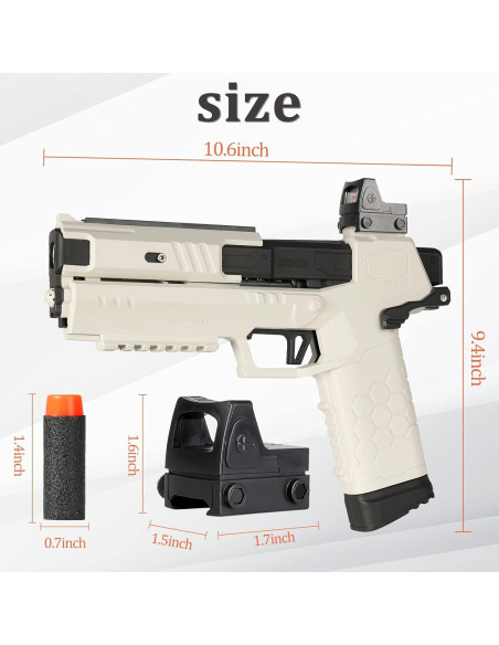 Pistola de Juguete SBL con 96 Dardos de Espuma 8+ Años