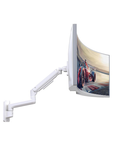 Soporte de Pared para Monitor QUARX 17-49" Ajustable Blanco