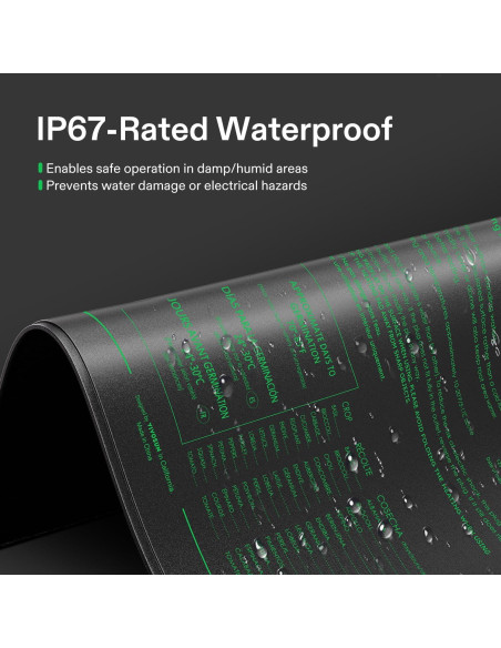 Alfombrilla Térmica VIVOSUN 51x53 cm para Germinación