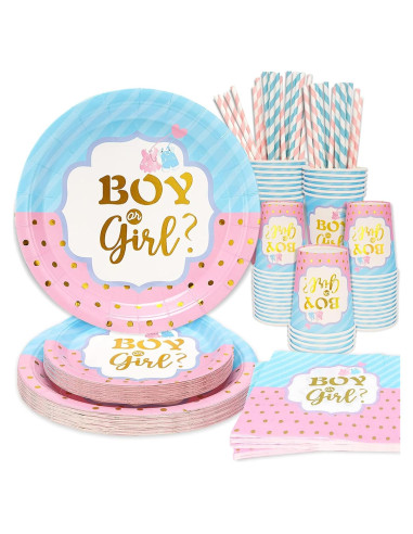 125 Piezas Decoración Revelación de Género Cheery Land