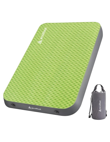 Colchoneta Autoinflable ACOTHOT Doble 10 cm Espuma Gruesa