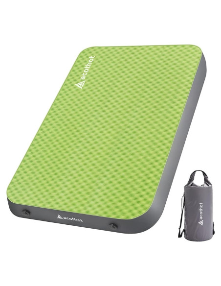Colchoneta Autoinflable ACOTHOT Doble 10 cm Espuma Gruesa