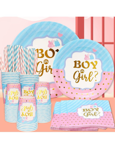 125 Piezas Decoración Revelación de Género Cheery Land