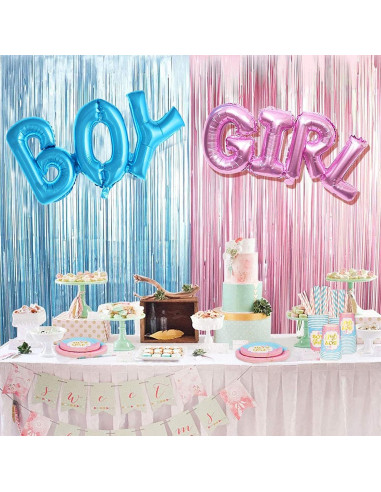 125 Piezas Decoración Revelación de Género Cheery Land