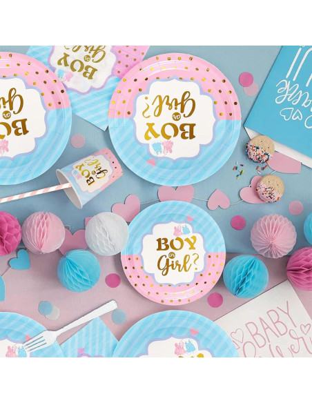 125 Piezas Decoración Revelación de Género Cheery Land
