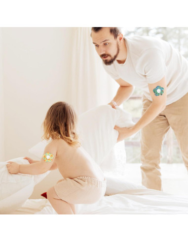 25 Parches Adhesivos Dexcom G7 Impermeables Diseño Floral