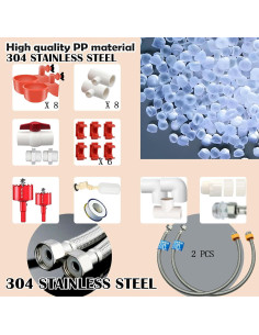 Kit Automático de Bebedero para Pollos Perfsign 8 Tazas PVC 2