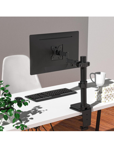 Soporte de Brazo para Monitor WALI 011ARM Ajustable 32" 7.98kg