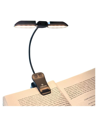 Vekkia Luz de Lectura LED Recargable 14 LEDs 3 Modos Color