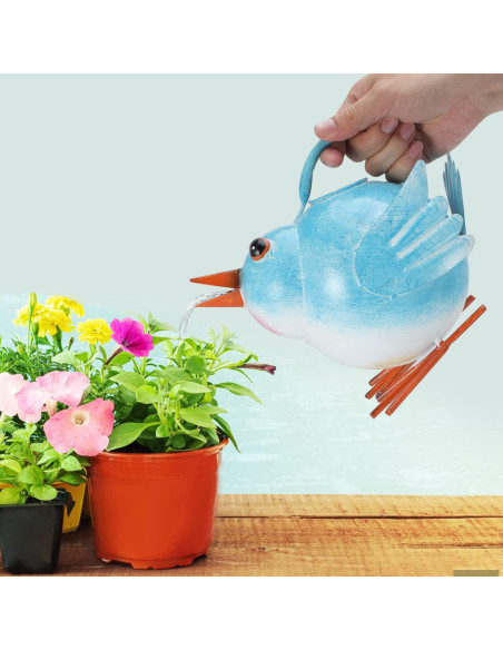 Regadera de Metal en Forma de Pájaro FLHJYF 1.89L Decorativa