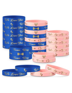 30 Pulseras de Revelación de Género Jetec Silicona Unisex