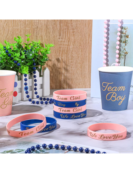 30 Pulseras de Revelación de Género Jetec Silicona Unisex