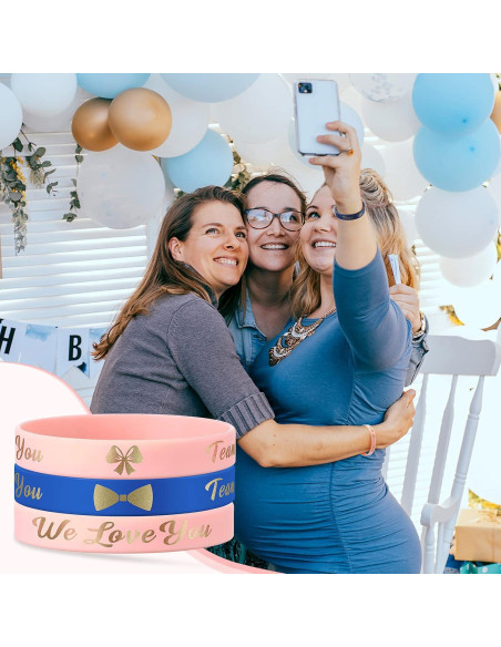 30 Pulseras de Revelación de Género Jetec Silicona Unisex