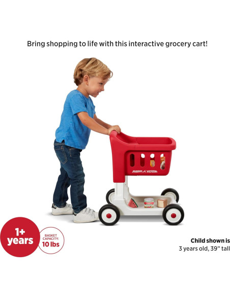 Carrito de Compras Radio Flyer Scan & Sort con Luces y Sonidos